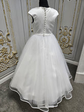Load image into Gallery viewer, SALE Little People Girls White Communion Dress:- 80718
