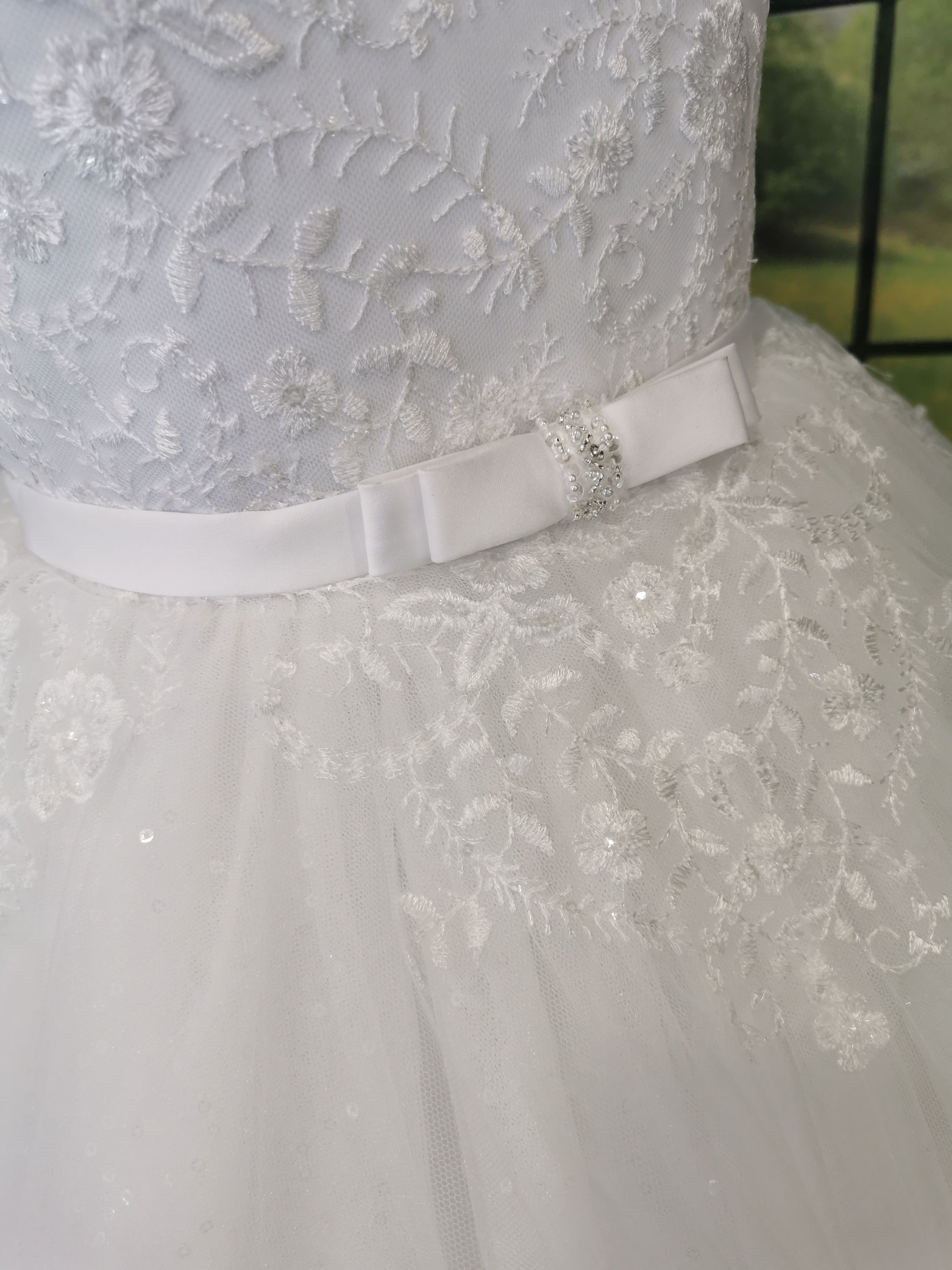 SALE COMMUNION DRESS KINDLE EXCLUSIVE Sweetie Pie Girls White Communion Dress:- 4092KD