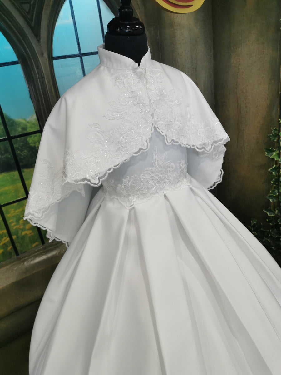 Isabella Girls White Communion Dress:- IS26300
