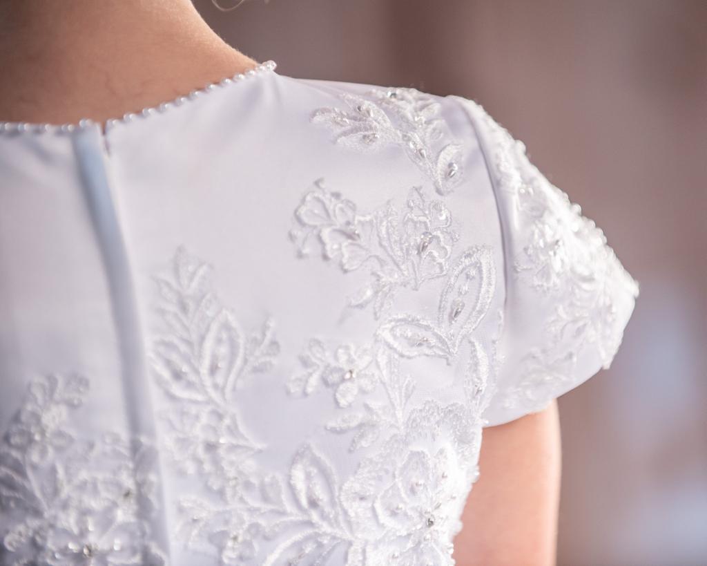 Paula's Communion Girls White Communion Dress:- PJ42