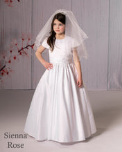 Load image into Gallery viewer, SALE COMMUNION DRESS Sienna Rose By Sweetie Pie Girls White Communion Dress:- SR715 Age 7
