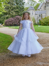 Load image into Gallery viewer, SALE Isabella Girls White Communion Dress:- IS24620
