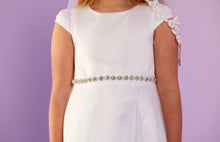 Load image into Gallery viewer, SALE Peridot Girls White Communion Dress:- Harper
