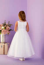 Load image into Gallery viewer, SALE Peridot Girls White Communion Dress:- Bridget
