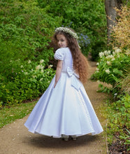 Load image into Gallery viewer, SALE Isabella Girls White Communion Dress:- IS24636
