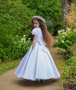 SALE Isabella Girls White Communion Dress:- IS24636
