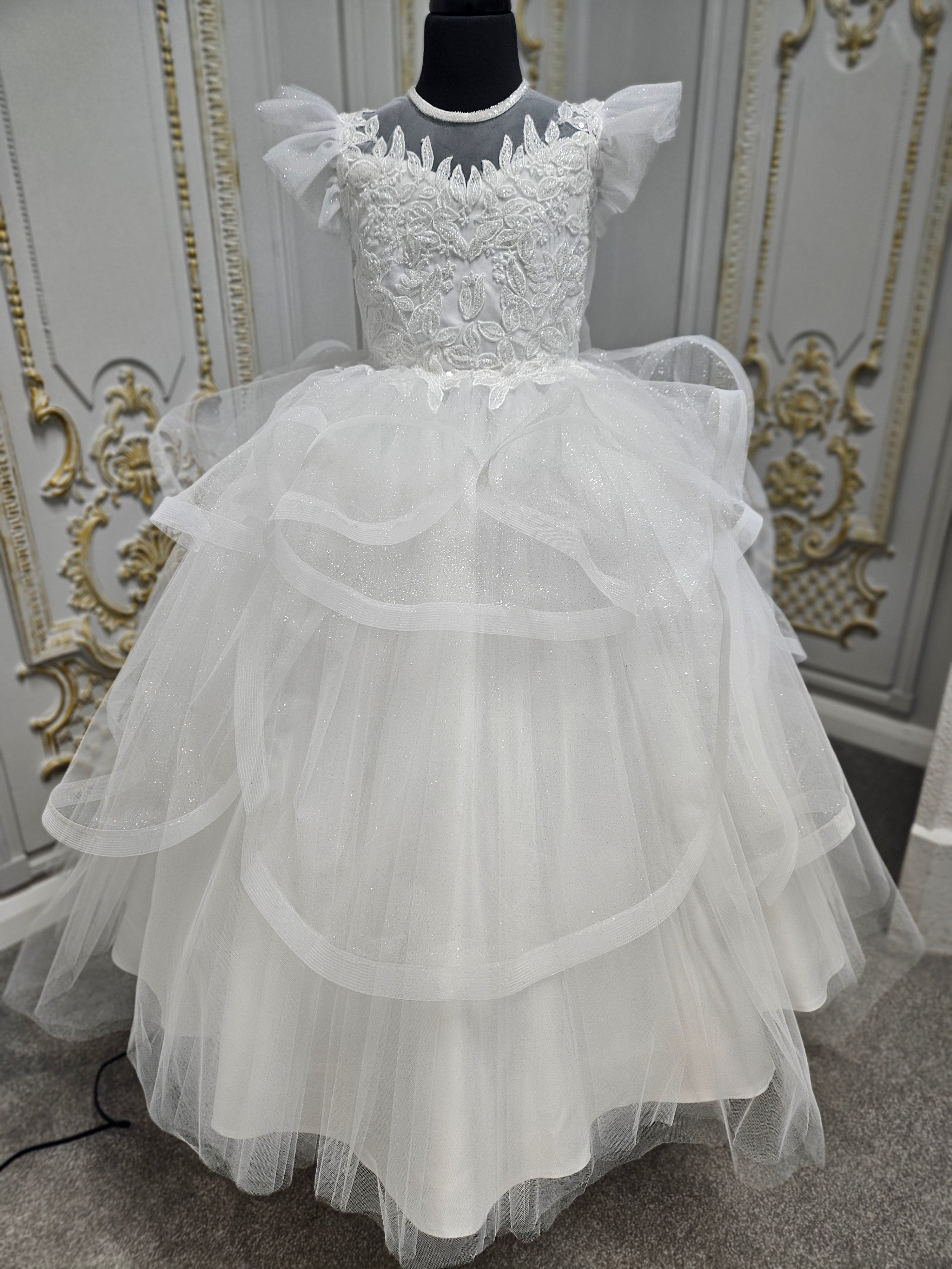 strapless open back dress Princess Range Holy Communion Dress Kindle 18 – Kindle Clothing