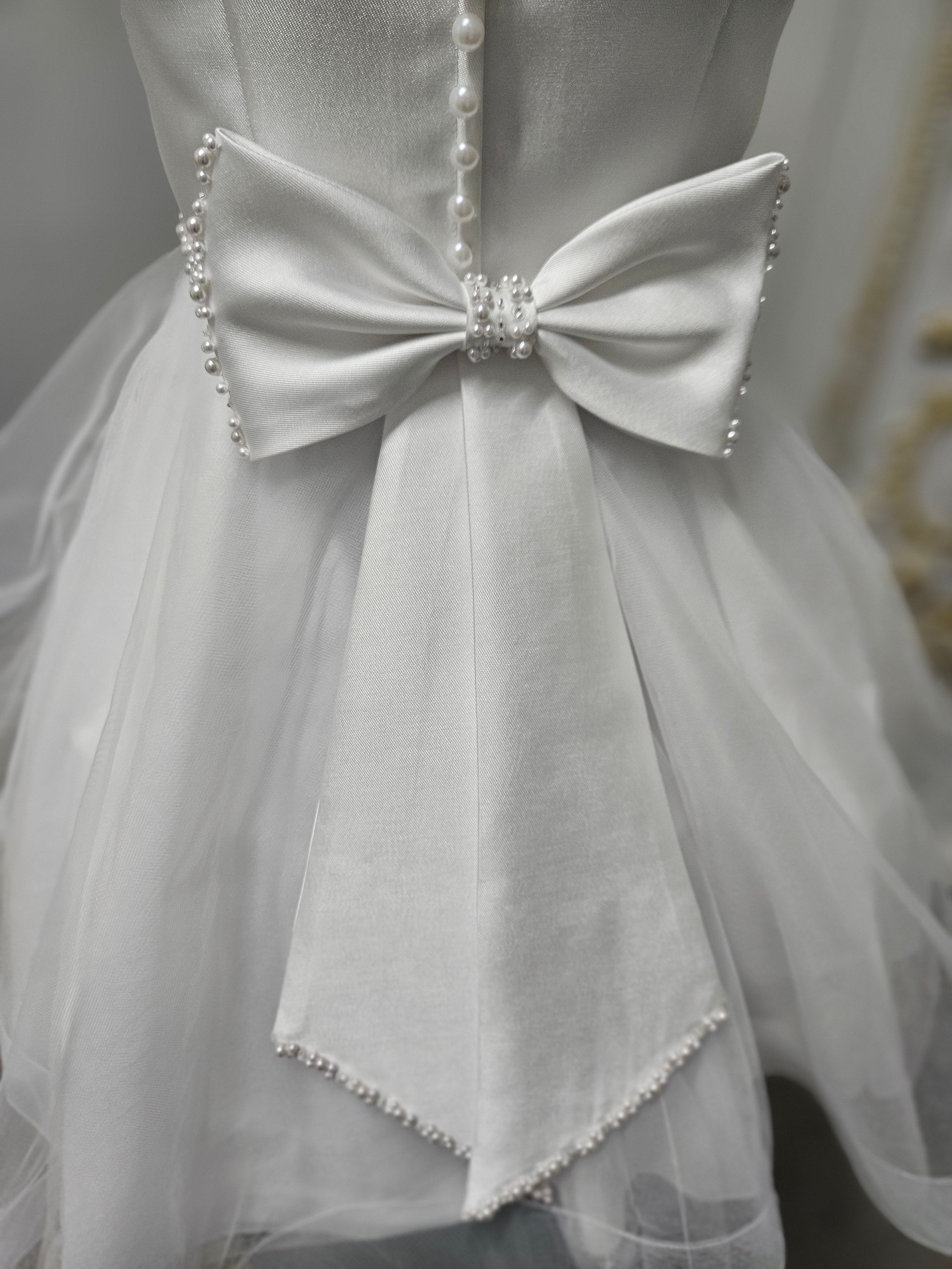 COMMUNION DRESS Isabella Girls White Communion Dress IS26382 EXCLUSIVE TO KINDLE