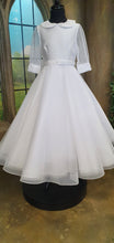 Load image into Gallery viewer, SALE COMMUNION DRESS Isabella Girls White Communion Dress:- IS22142 AGE 9

