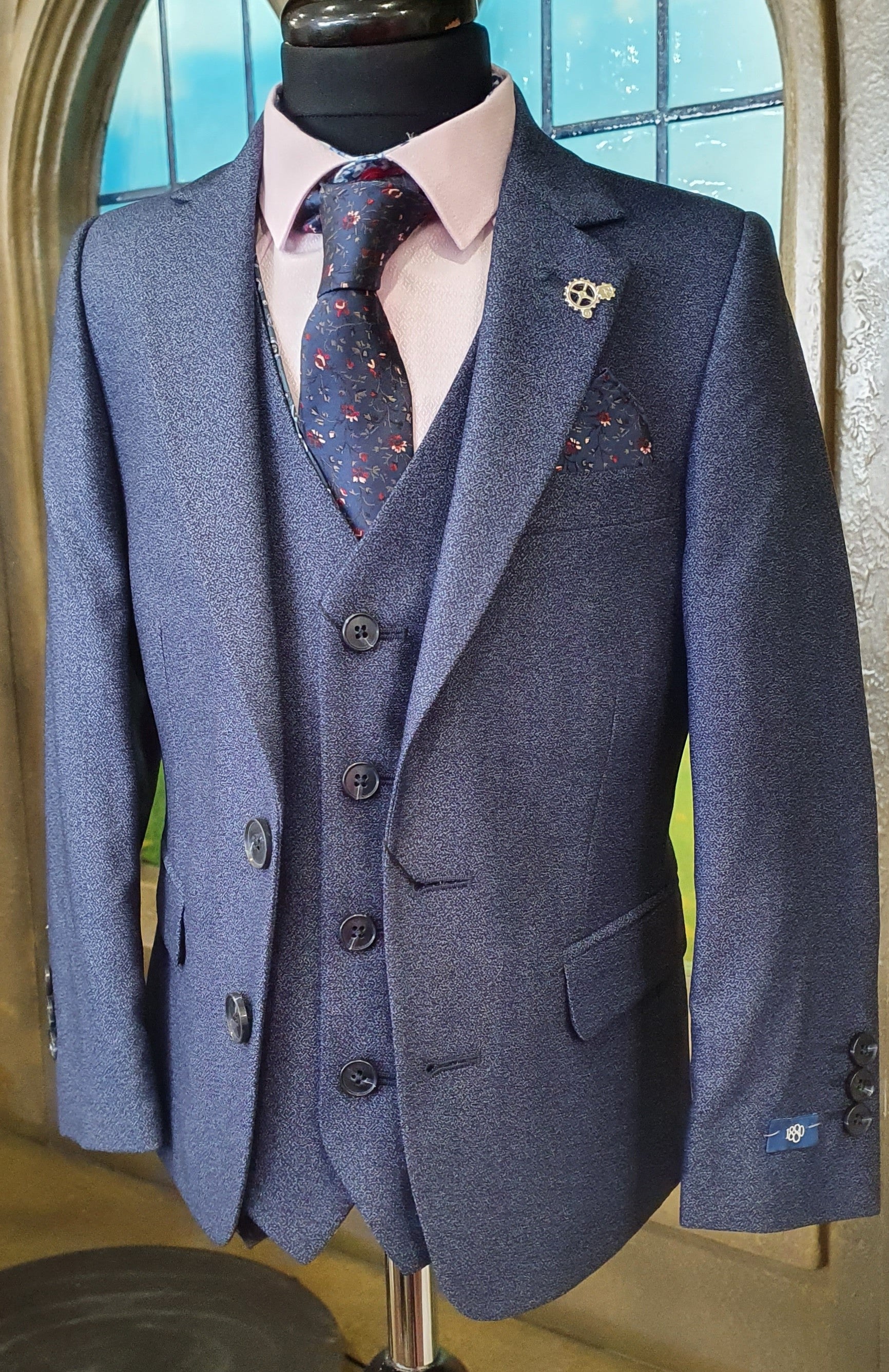 SALE 1880 Club Boys Light Navy Blazer:- 122 15120 29 Age 5 & 6