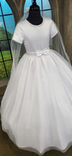 Load image into Gallery viewer, Exclusive To KINDLE Rosa Bella Girls White Communion Dress:- Megan
