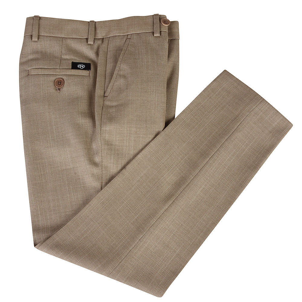 SALE 1880 Club Boys Formal Suit Trousers:- Beige – Kindle Clothing