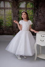 Load image into Gallery viewer, Sweetie Pie Girls White Communion Dress:- 4054
