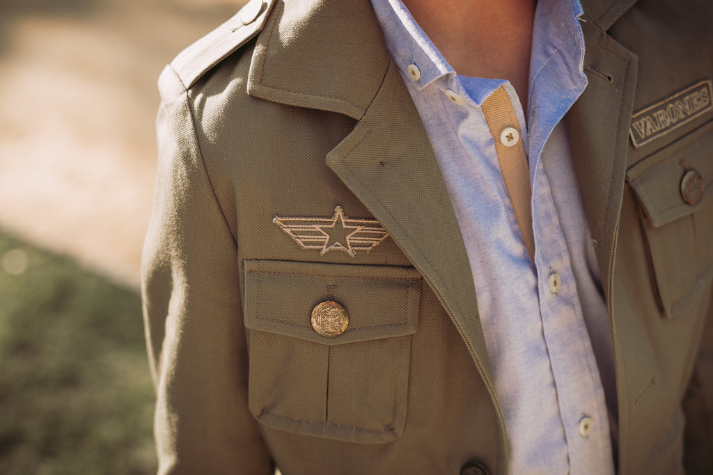 SALE One Varones Boys Green Aviator Set