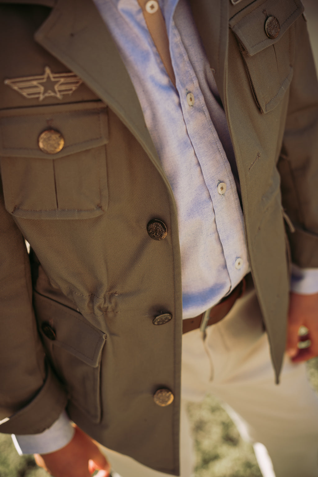 SALE One Varones Boys Green Aviator Set