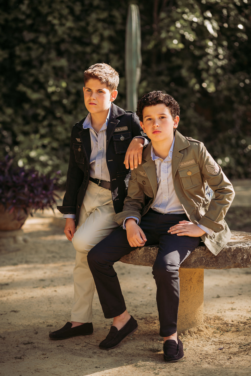 SALE One Varones Boys Green Aviator Set