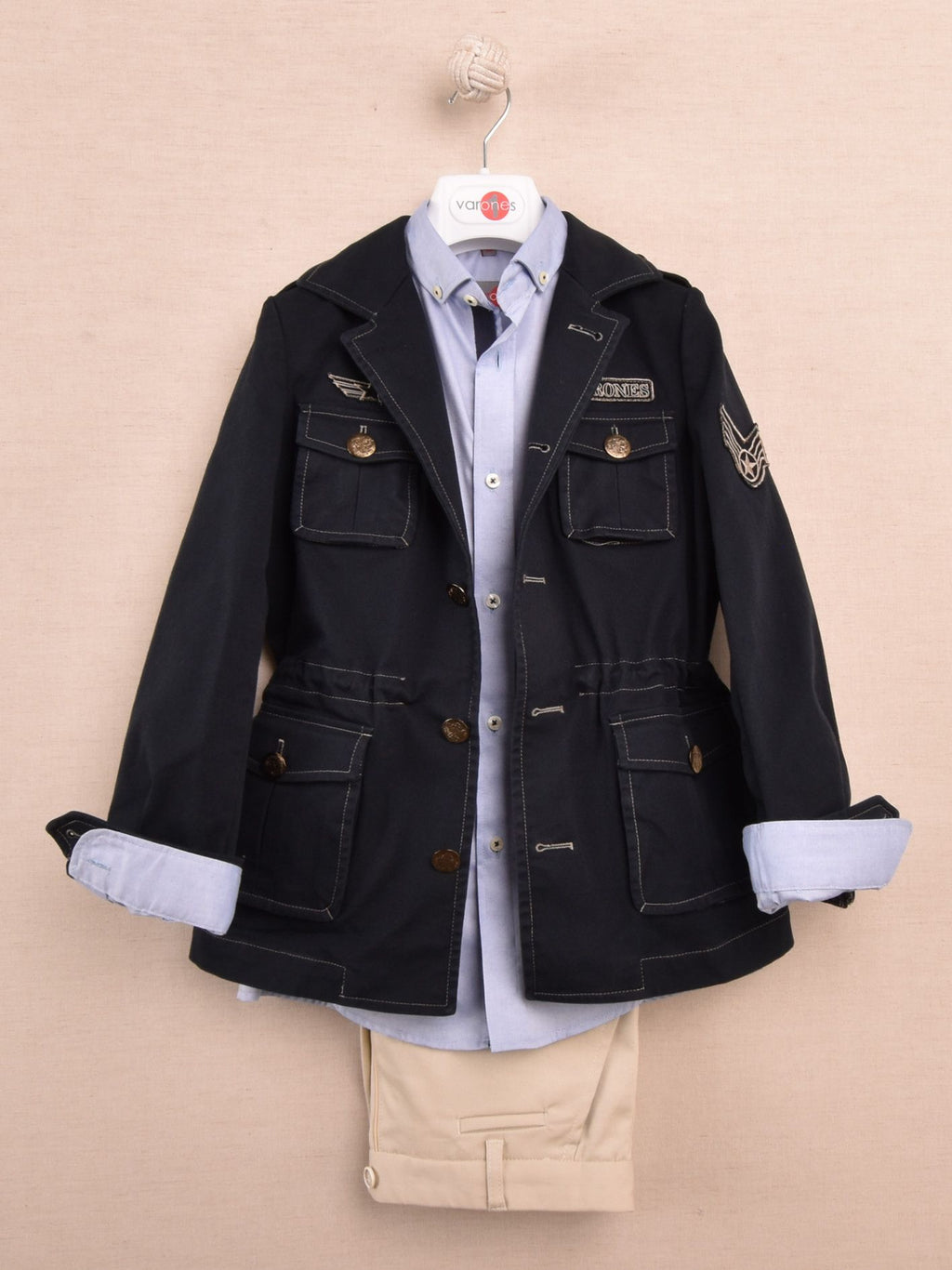 SALE One Varones Boys Nacy Aviator Set