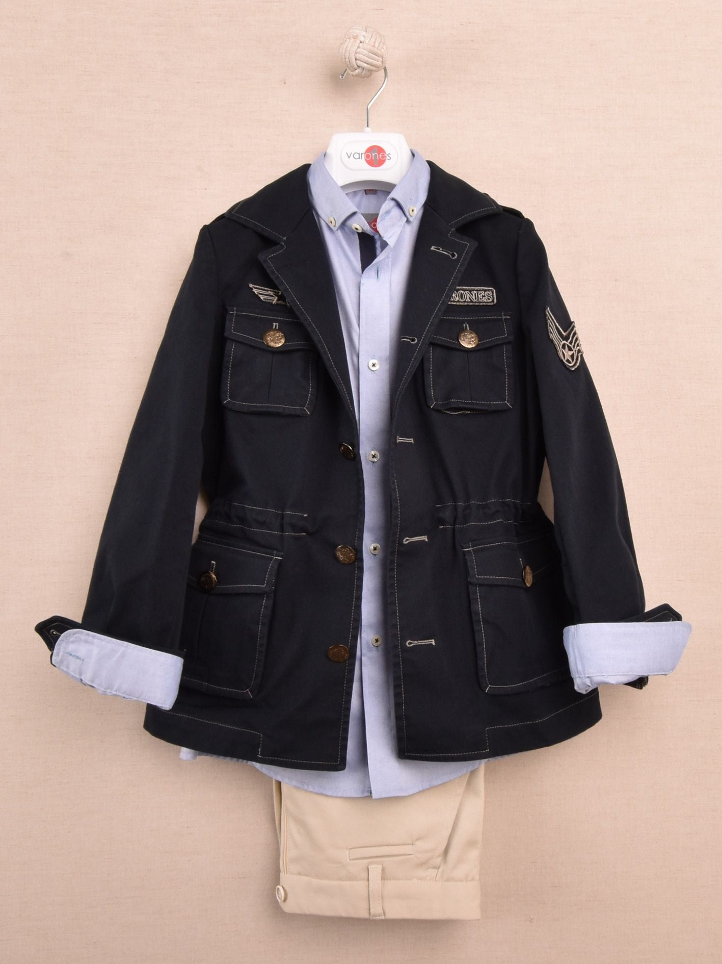 SALE One Varones Boys Nacy Aviator Set