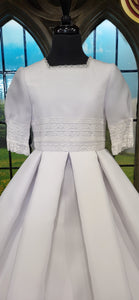 SALE Carmy Girls Communion Dress:- 1307EP White AGE 8