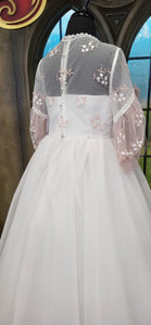 SAMPLE DRESS SALE Carmy Girls Communion Dress:- 2205 AGE 9 Off White