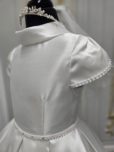 Isabella Girls White Communion Dress IS24112 EXCLUSIVE TO KINDLE