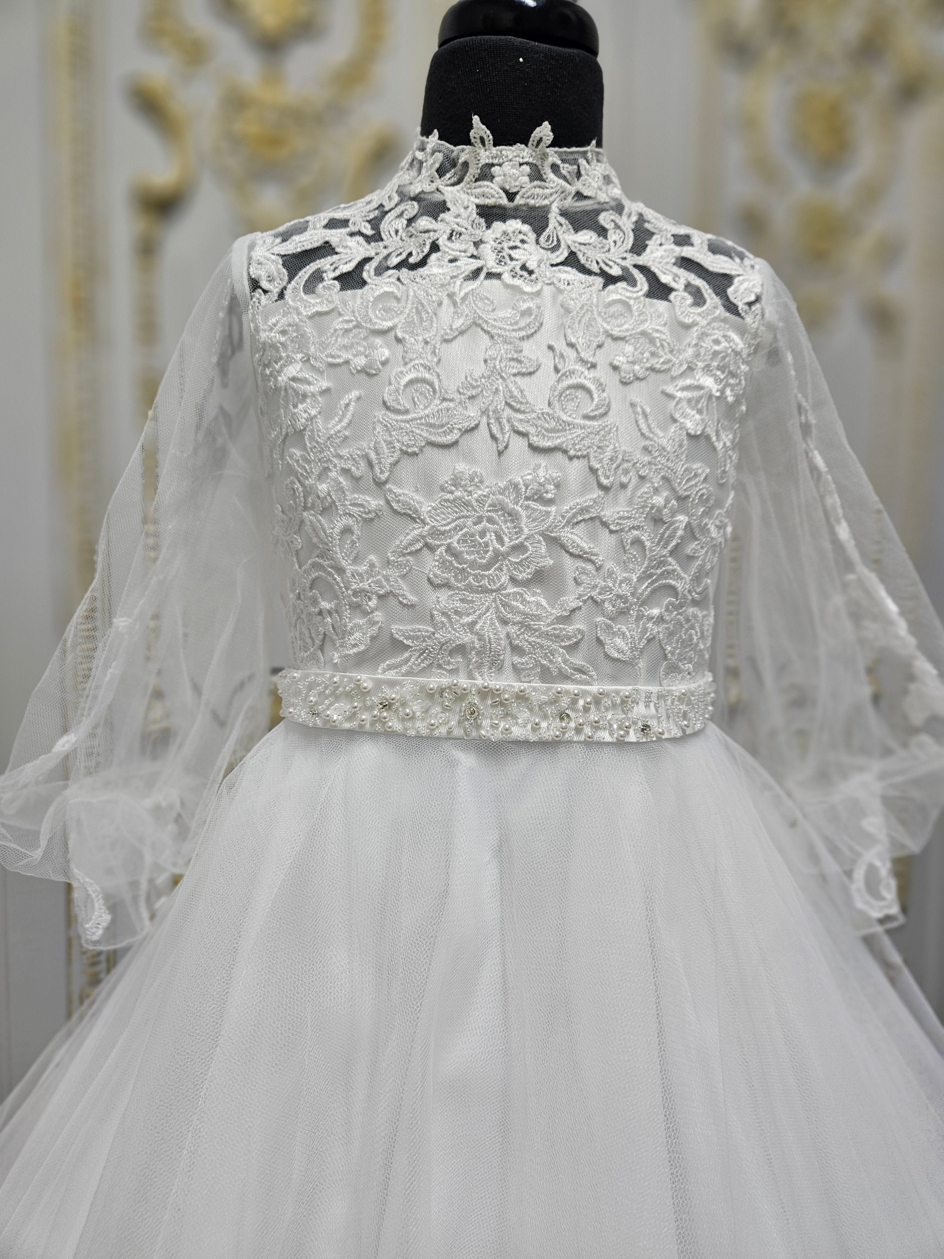 SALE COMMUNION DRESS Isabella Girls White Communion Dress IS24618 EXCLUSIVE TO KINDLE Age 9