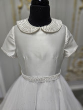 Load image into Gallery viewer, Isabella Girls White Communion Dress:- IS24696
