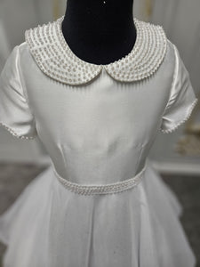 Isabella Girls White Communion Dress:- IS24696