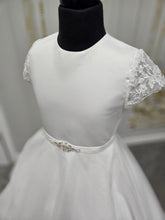 Load image into Gallery viewer, SALE Little People Girls White Communion Dress:- Florence

