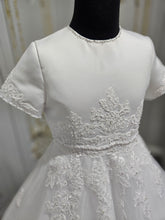 Load image into Gallery viewer, Little People Girls White Communion Dress:- Kay
