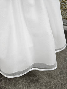 SALE COMMUNION DRESS Celebrations Girls White Communion Dress:- JT2307 Age 6, 7 & 8