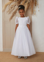 Load image into Gallery viewer, SALE COMMUNION DRESS Chloe Belle Girls White Communion Dress:- CB3301 Age 8
