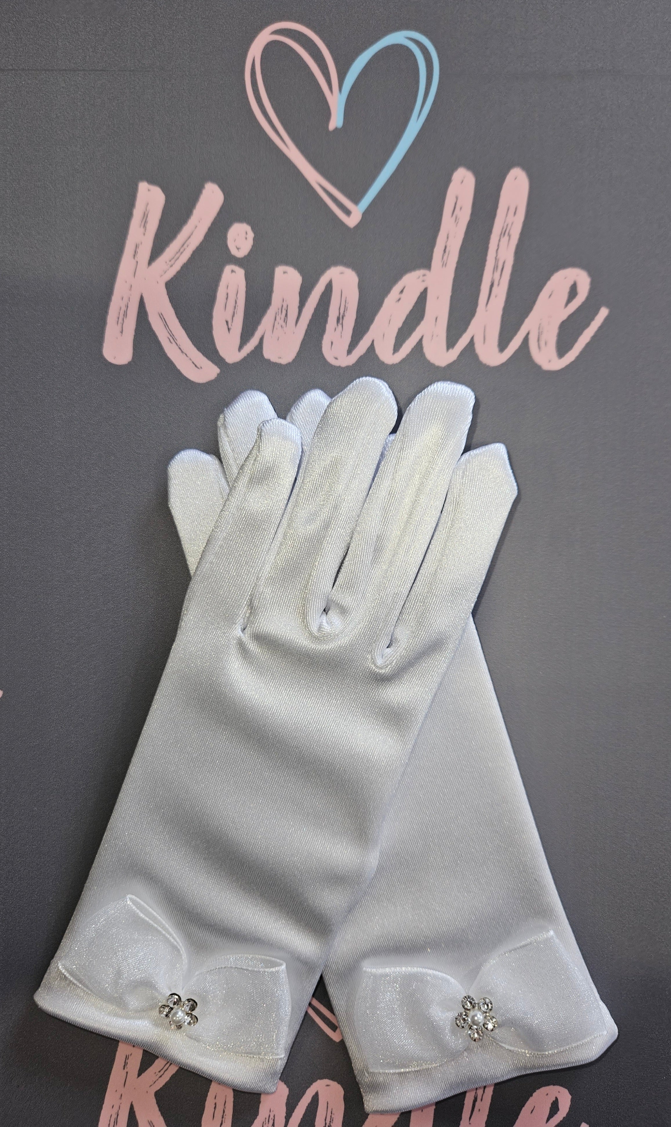 Celebrations Girls White Communion Gloves CG756