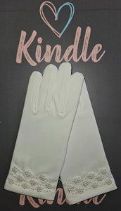 Special Day Girls White Communion Gloves G621Y2W