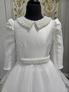 Isabella Girls White Communion Dress IS25292 EXCLUSIVE TO KINDLE