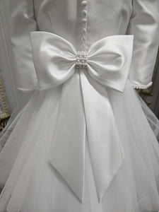 Isabella Girls White Communion Dress IS25292 EXCLUSIVE TO KINDLE