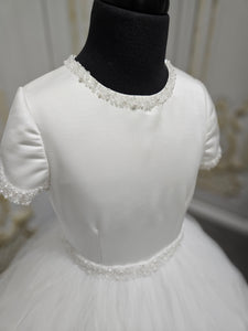 Isabella Girls White Communion Dress IS25294 EXCLUSIVE TO KINDLE