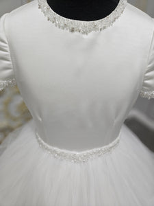 Isabella Girls White Communion Dress IS25294 EXCLUSIVE TO KINDLE