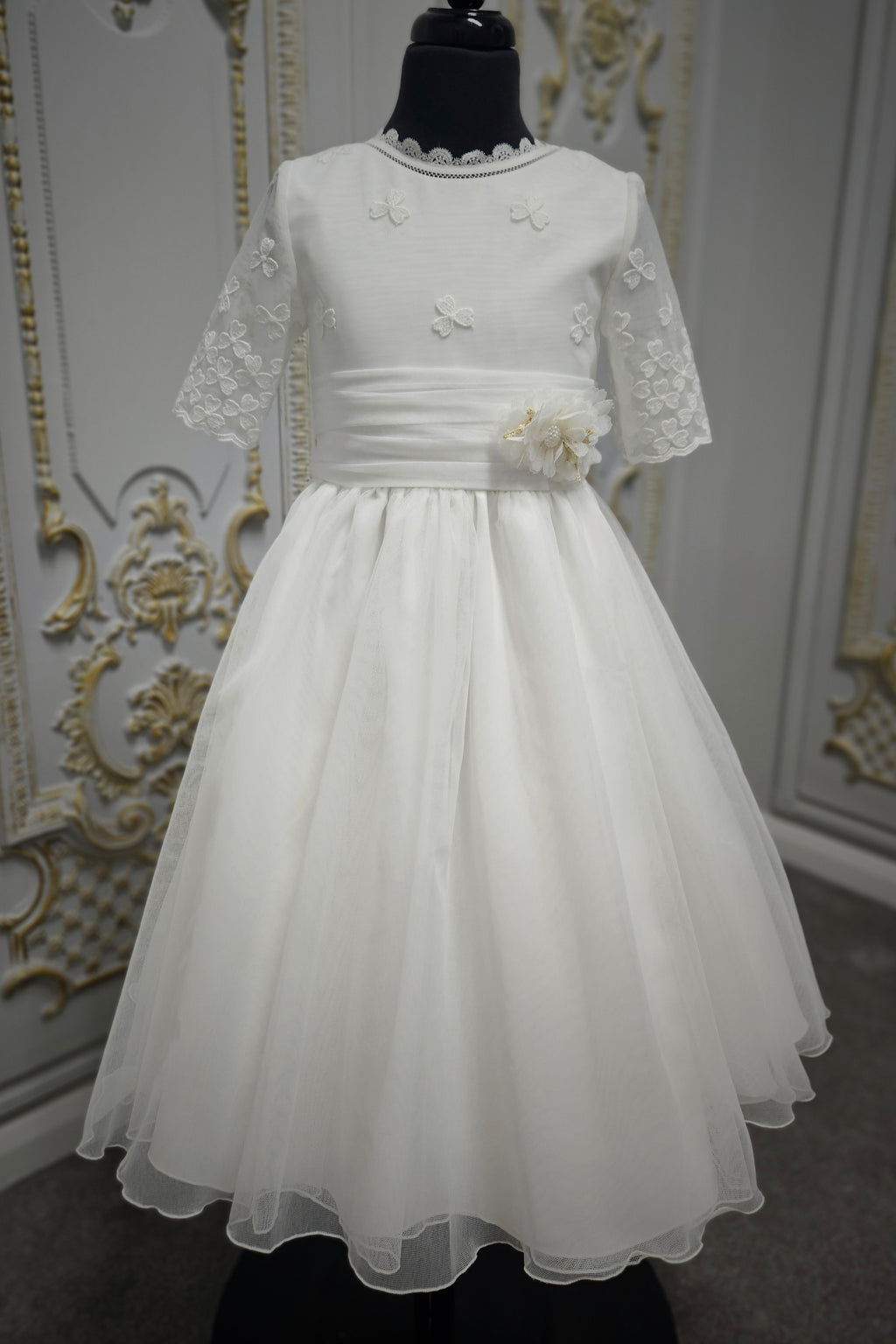 Carmy Girls Holy Communion Dress:- 5203 Ivory