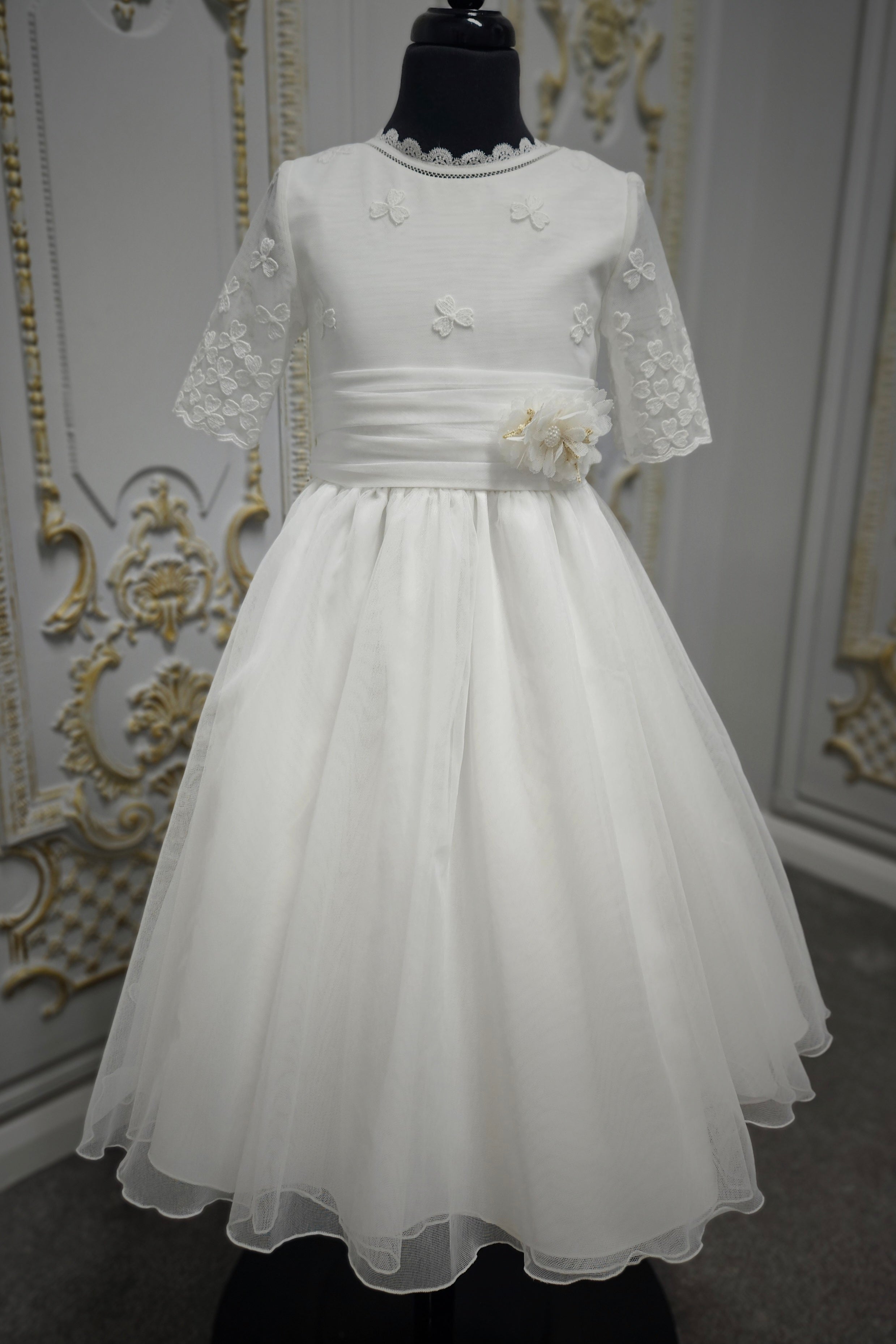 Carmy Girls Holy Communion Dress:- 5203 Ivory