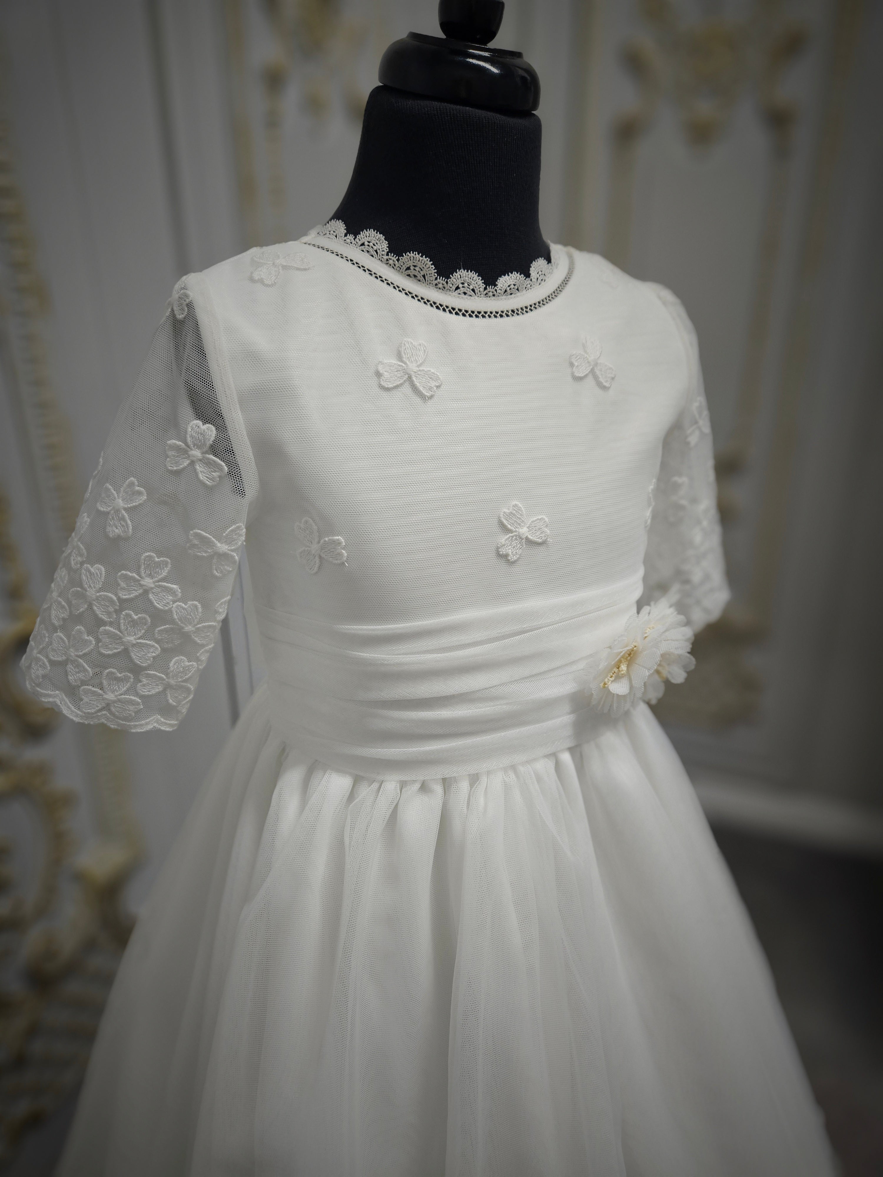 Carmy Girls Holy Communion Dress:- 5203 Ivory – Kindle Clothing
