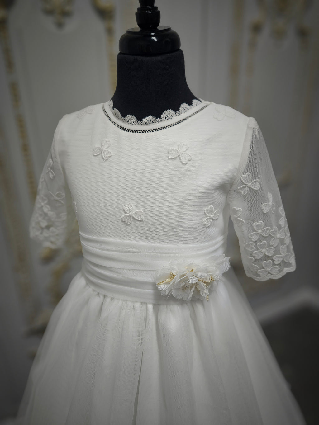 Carmy Girls Holy Communion Dress:- 5203 Ivory