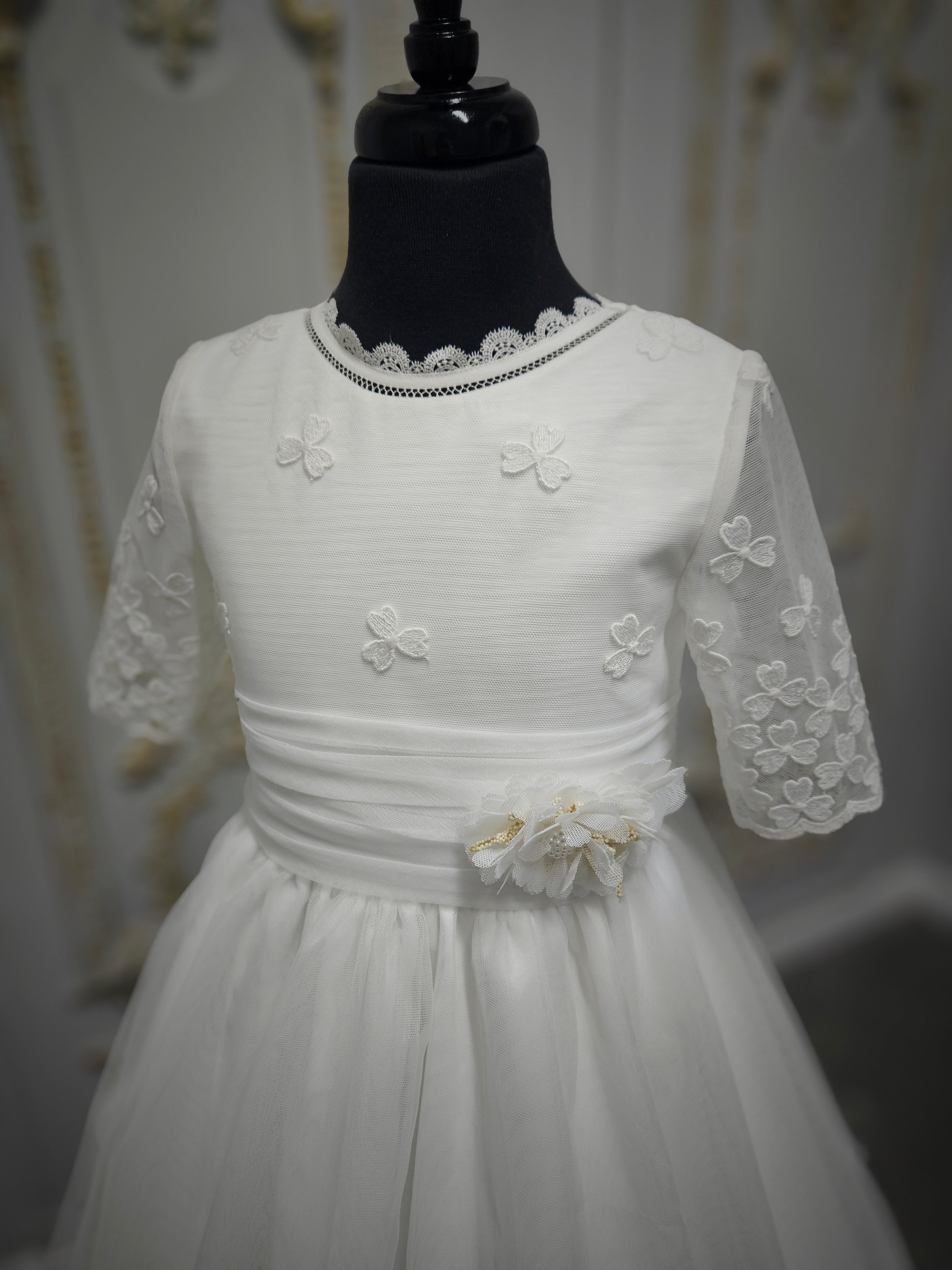 Carmy Girls Holy Communion Dress:- 5203 Ivory