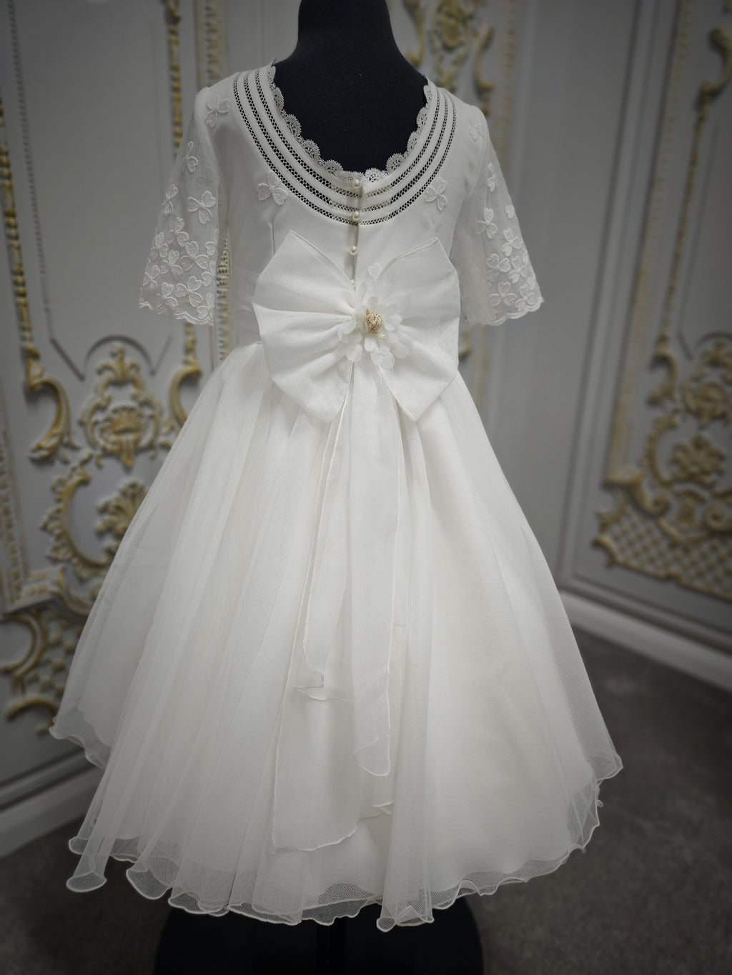 Carmy Girls Holy Communion Dress:- 5203 Ivory