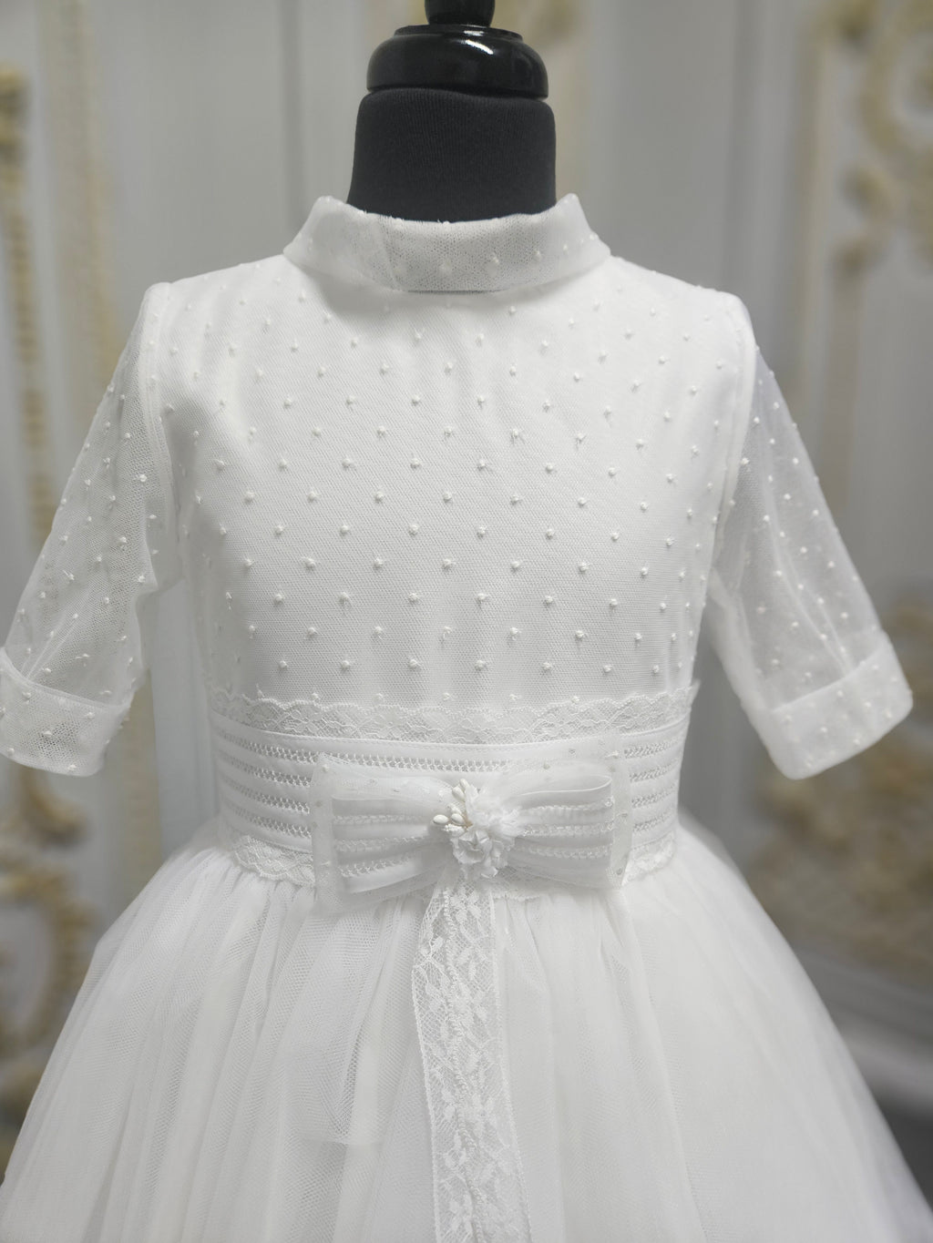 Carmy Girls Holy Communion Dress:- 4004 White