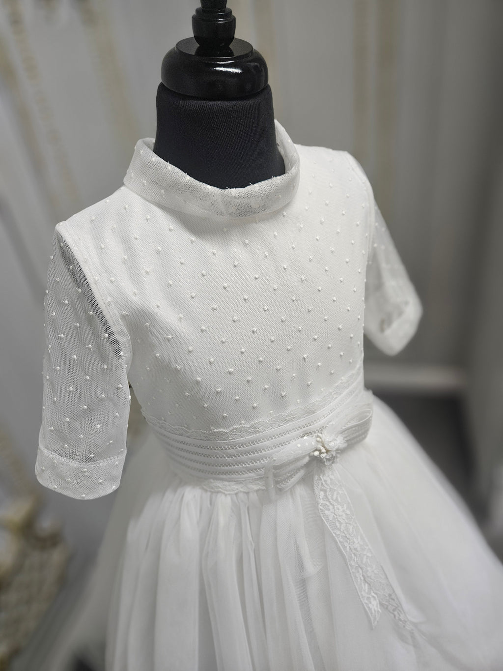 Carmy Girls Holy Communion Dress:- 4004 White