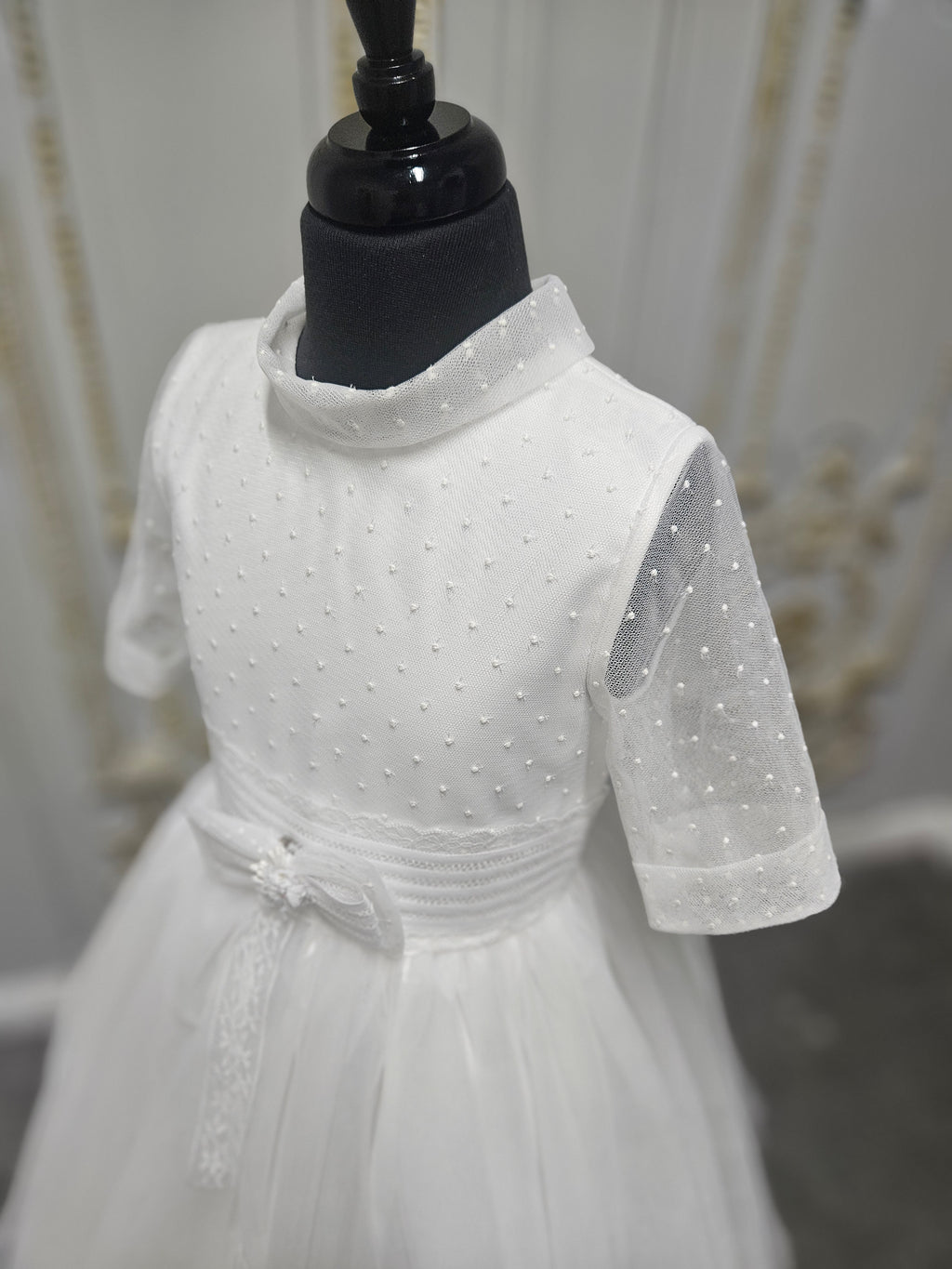Carmy Girls Holy Communion Dress:- 4004 White