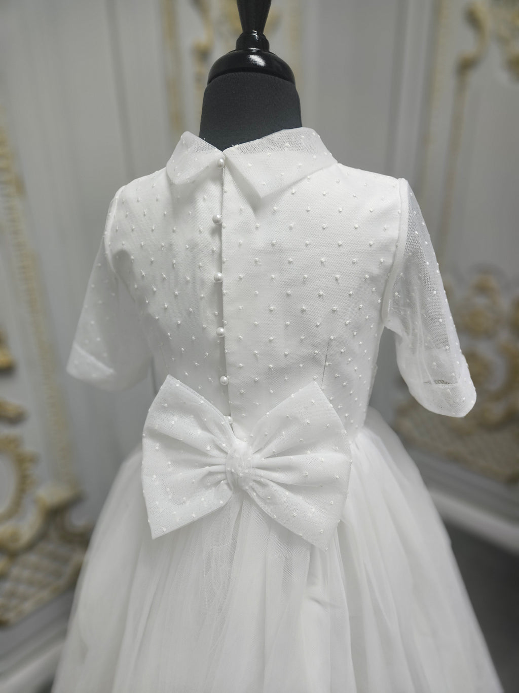 Carmy Girls Holy Communion Dress:- 4004 White