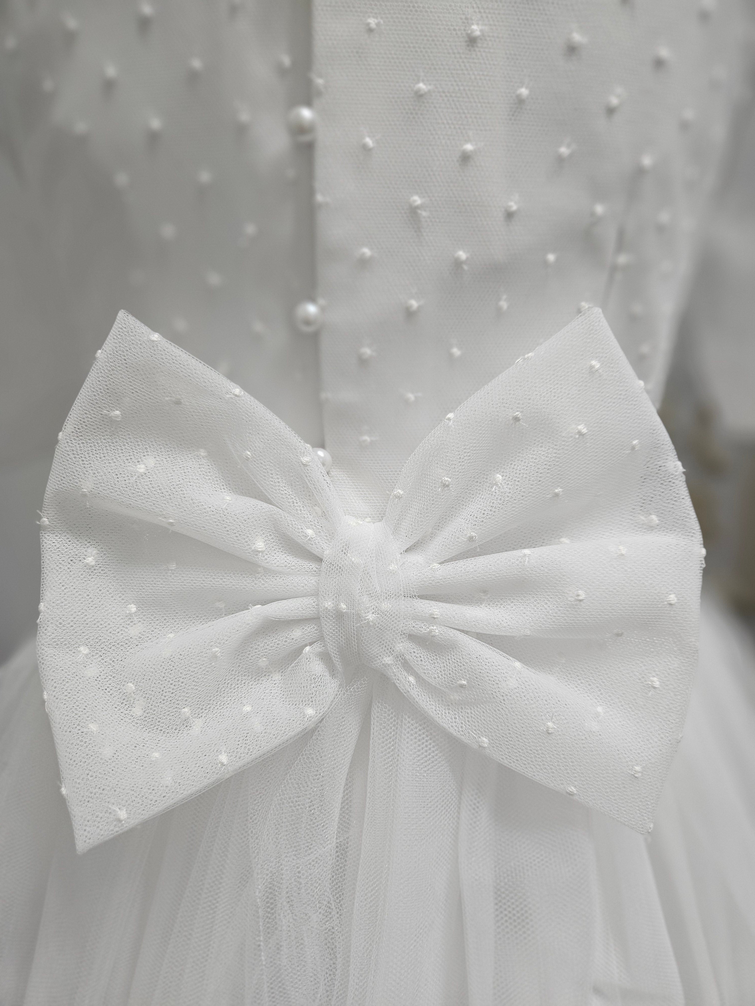 Carmy Girls Holy Communion Dress:- 4004 White