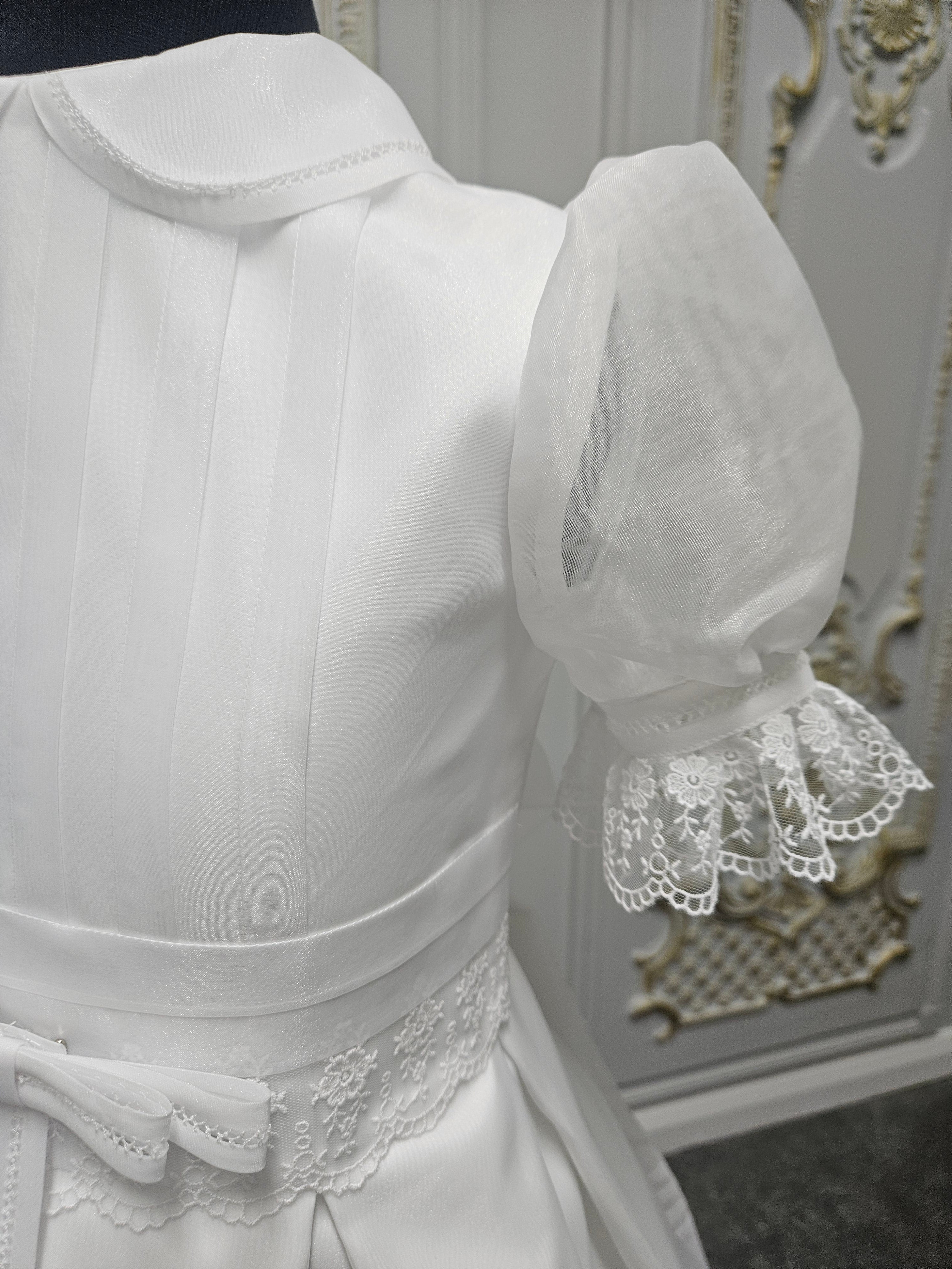 Carmy Girls Holy Communion Dress:- 5504 White